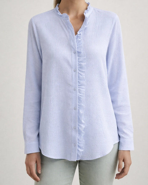 Lace Collar Simple Style Long-sleeved Shirt Fall New Temperament Commuter Blouse Elegant Wind Women's Clothing | JRSEE:74f48760-9d86-4dca-b8ea-0522fc7c5177