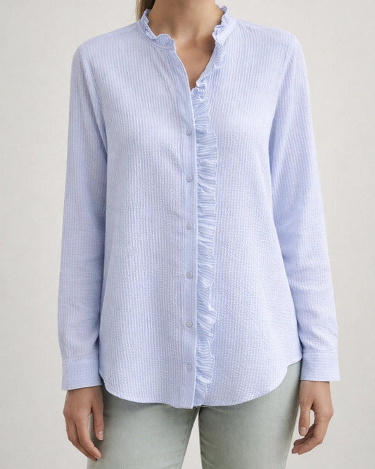 Lace Collar Simple Style Long-sleeved Shirt Fall New Temperament Commuter Blouse Elegant Wind Women's Clothing | JRSEE:74f48760-9d86-4dca-b8ea-0522fc7c5177