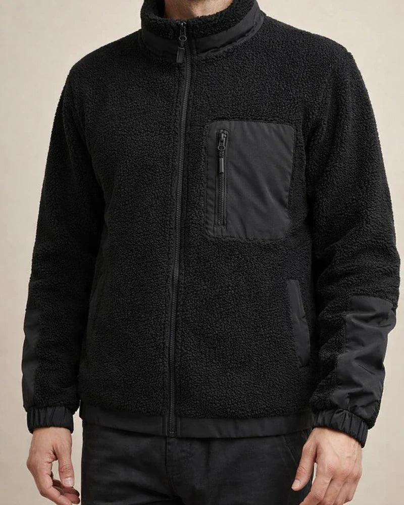Lambswool Jacket Men's Fall and Winter Stand-up Collar Shaker Casual New Jacket Cardigan Outdoor Men's Clothing | JRSEE:ac37eefd-5be3-4feb-ab08-a4a42522ee16