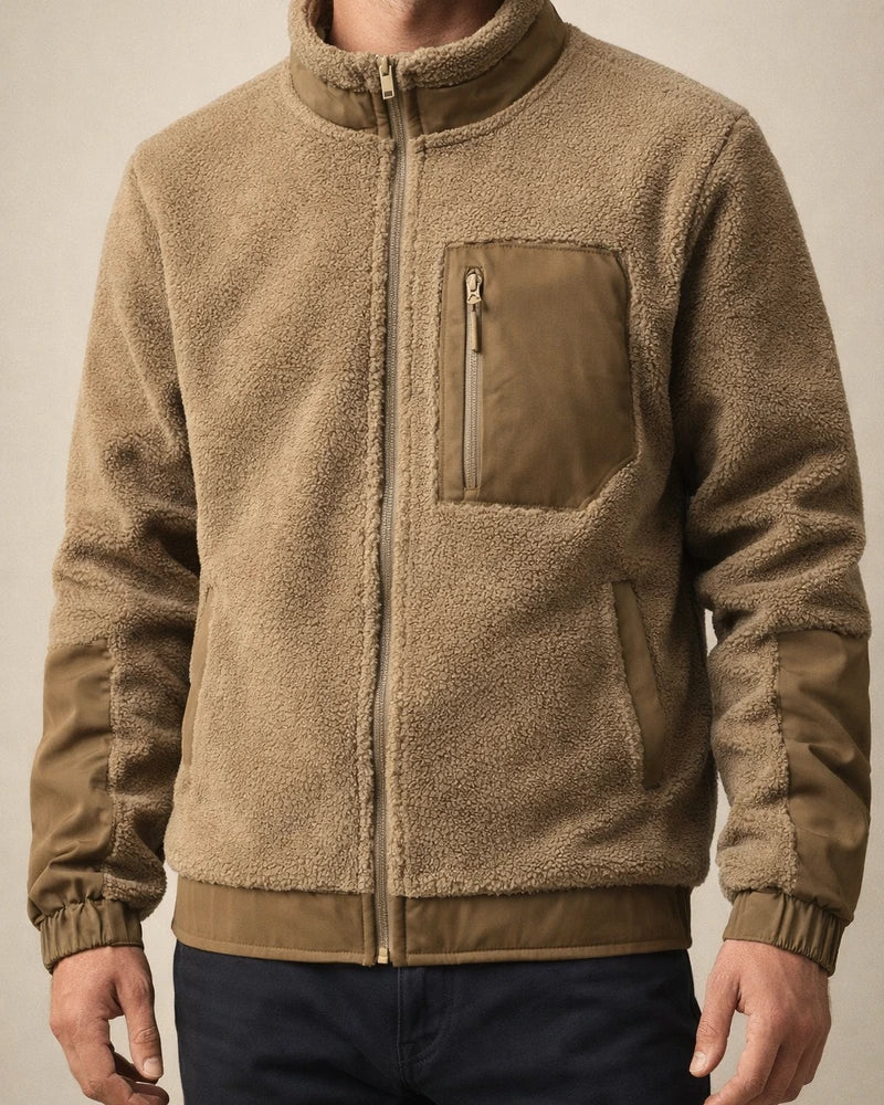 Lambswool Jacket Men's Fall and Winter Stand-up Collar Shaker Casual New Jacket Cardigan Outdoor Men's Clothing | JRSEE:d7d7aac5-e0a4-442c-8deb-58444a2eb8df