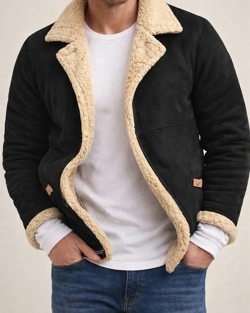 Leather Jacket Winter New Arrival Fashionable Men's Leather and Fur Lined Thickened Jacket | JRSEE:6ed81ed5-0047-44b8-ad6f-0d5a48925a42