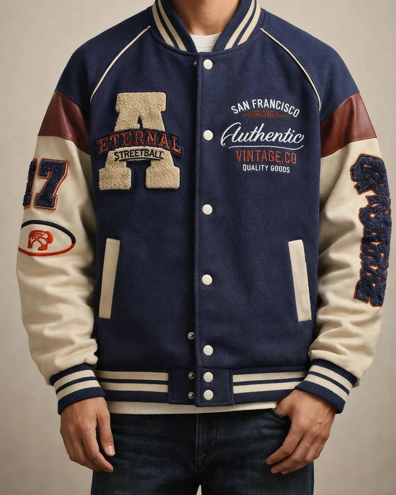 Letters Baseball Jacket Men Thickened Cotton Couple Jacket Winter Loose Versatile Men's Baseball Uniform Female Tide | JRSEE:bea9a5b6-b48d-45e9-b8d8-0afaa281e656