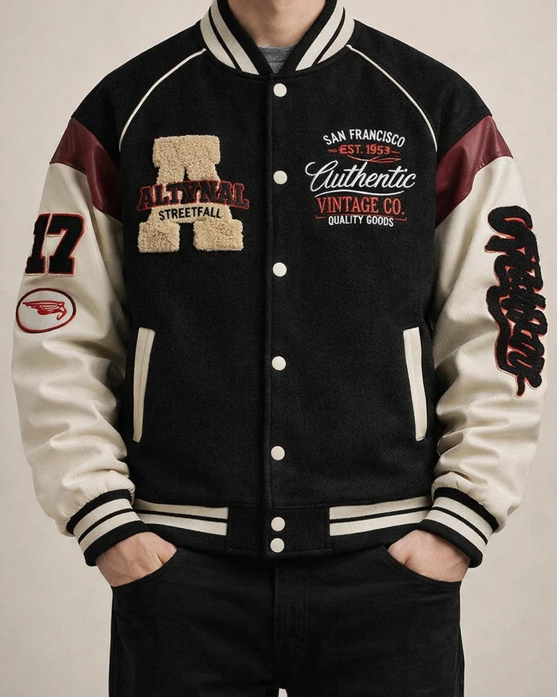 Letters Baseball Jacket Men Thickened Cotton Couple Jacket Winter Loose Versatile Men's Baseball Uniform Female Tide | JRSEE:14c8b1db-e4b2-4cd4-b405-5f2c3a748b19