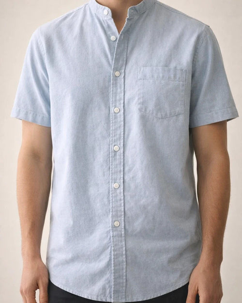 Linen Shirt Men Short-sleeved Shirt Loose Summer Men's Casual Cotton Linen Shirt | JRSEE:a73a1f45-63fc-4917-bcd8-bab8541eaf13