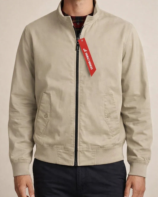 Long-sleeved Solid Color Wear Zipper Stand-up Collar Thin Couples Slim Jacket Men's Coat Casual Men's Outerwear Aviator Jacket | JRSEE:4bd90294-1eac-4220-8547-2069d24fe384