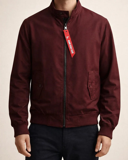 Long-sleeved Solid Color Wear Zipper Stand-up Collar Thin Couples Slim Jacket Men's Coat Casual Men's Outerwear Aviator Jacket | JRSEE:ae5b8874-4082-44b8-81ca-9c8ea820c5f6