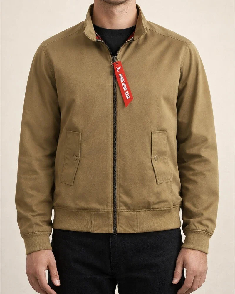 Long-sleeved Solid Color Wear Zipper Stand-up Collar Thin Couples Slim Jacket Men's Coat Casual Men's Outerwear Aviator Jacket | JRSEE:4dcf5e90-51e4-47bc-9613-d94c06492976