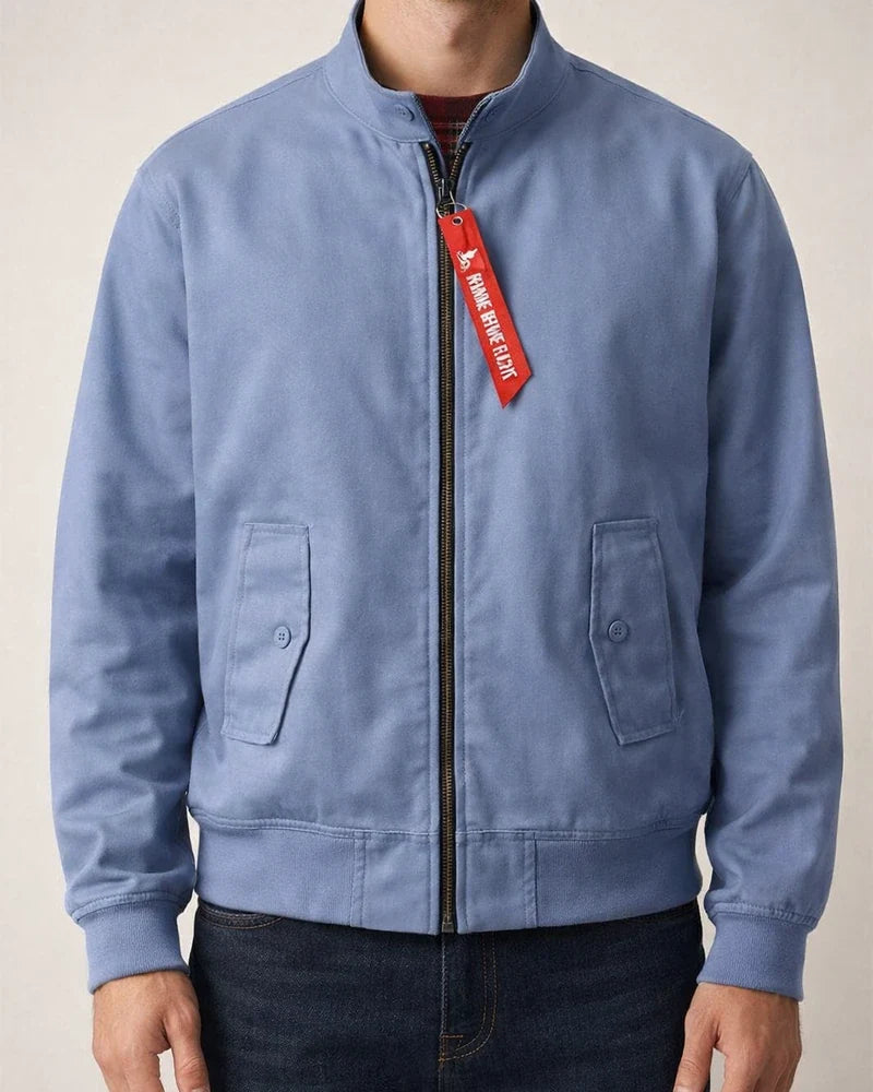 Long-sleeved Solid Color Wear Zipper Stand-up Collar Thin Couples Slim Jacket Men's Coat Casual Men's Outerwear Aviator Jacket | JRSEE:368db7ae-f1bf-4ecb-a10a-73e3cc8acbdf