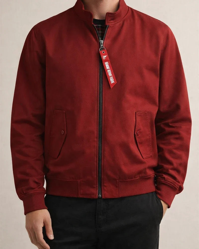 Long-sleeved Solid Color Wear Zipper Stand-up Collar Thin Couples Slim Jacket Men's Coat Casual Men's Outerwear Aviator Jacket | JRSEE:f48c95ae-dce5-428e-a8d8-1ec54947f25e