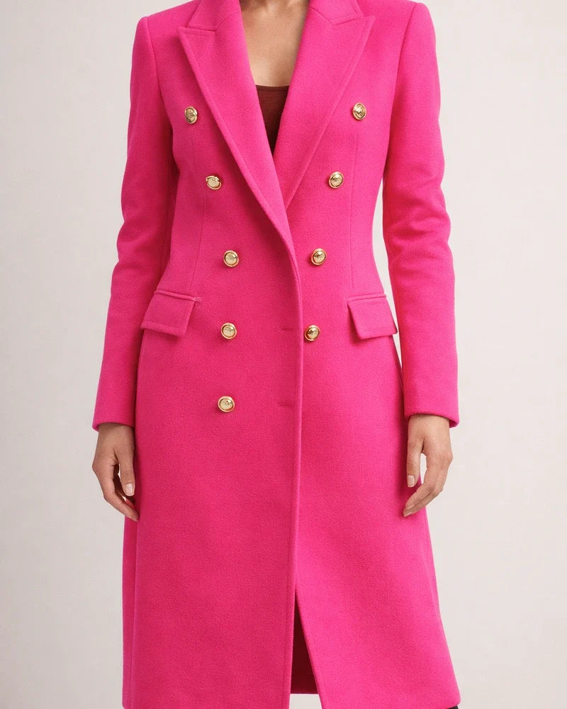 Long Woolen Coat In Autumn and Winter | JRSEE:cd7ddeb5-f59a-42f5-8993-c2695f138748