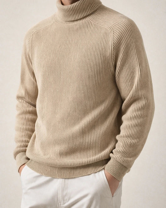 Loose Large Size Men's High Neck Pullover Thickened Bottom Shirt Warm Long-sleeved Ribbed Bottom Hem Knit Shirt Tops | JRSEE:1cff7847-5b42-4eb6-a8e8-6cd7cb8cbfb4