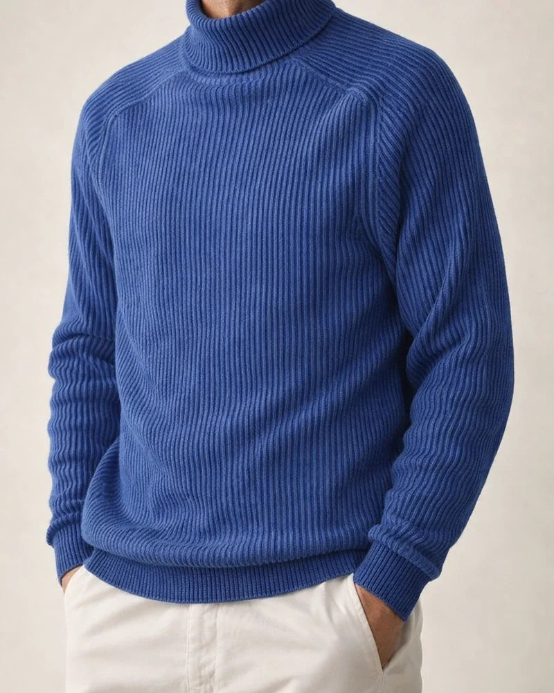 Loose Large Size Men's High Neck Pullover Thickened Bottom Shirt Warm Long-sleeved Ribbed Bottom Hem Knit Shirt Tops | JRSEE:46fa6e73-966c-4bfa-a164-da1a0df6ec09
