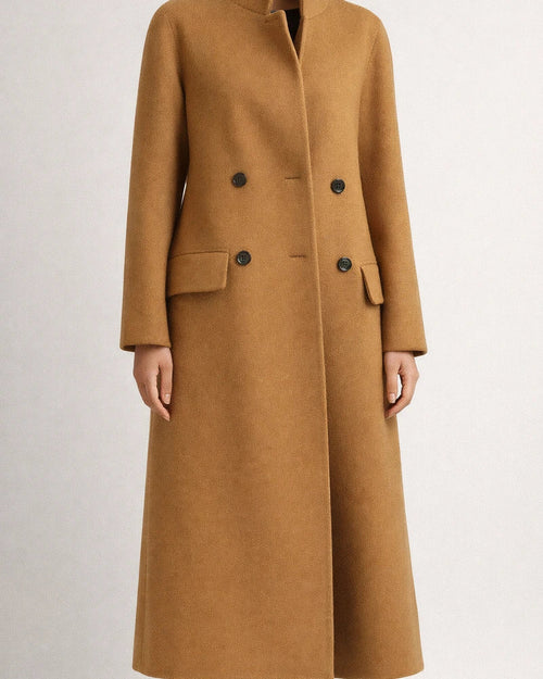 Loose Winter and Autumn Women's Tweed Solid Color Coat Warm Long Temperament Coat | JRSEE:48887b91-97cc-430a-acf2-c344ccce1212