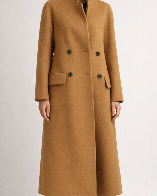 Loose Winter and Autumn Women's Tweed Solid Color Coat Warm Long Temperament Coat | JRSEE:48887b91-97cc-430a-acf2-c344ccce1212