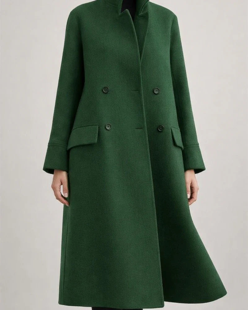 Loose Winter and Autumn Women's Tweed Solid Color Coat Warm Long Temperament Coat | JRSEE:63be986a-c274-4d8c-a1c5-fd60d2b01b02