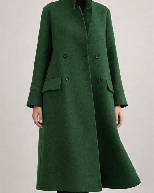 Loose Winter and Autumn Women's Tweed Solid Color Coat Warm Long Temperament Coat | JRSEE:63be986a-c274-4d8c-a1c5-fd60d2b01b02