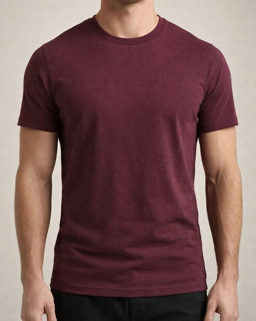 Men Muscle Tee T Shirt Stretch Short Sleeve Crew Neck Bodybuilding Workout Basic Daily Tops Navy White Wine Red | JRSEE:fa8a1d33-b198-4105-9d69-2546513c7d52