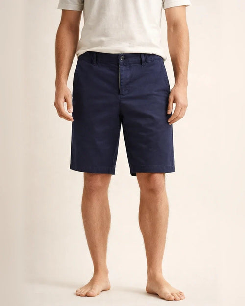 Men's 100% Cotton Shorts Business Casual Loose Fit Plus Size Cropped Pants | JRSEE:f2ce2d51-a22e-4732-bc9b-e04685ac7823