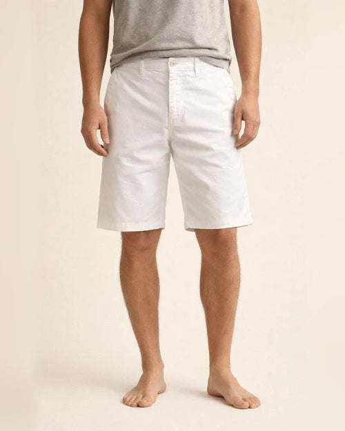 Men's 100% Cotton Shorts Business Casual Loose Fit Plus Size Cropped Pants | JRSEE:a0585566-bb25-4870-bd67-1d38fab6fa80
