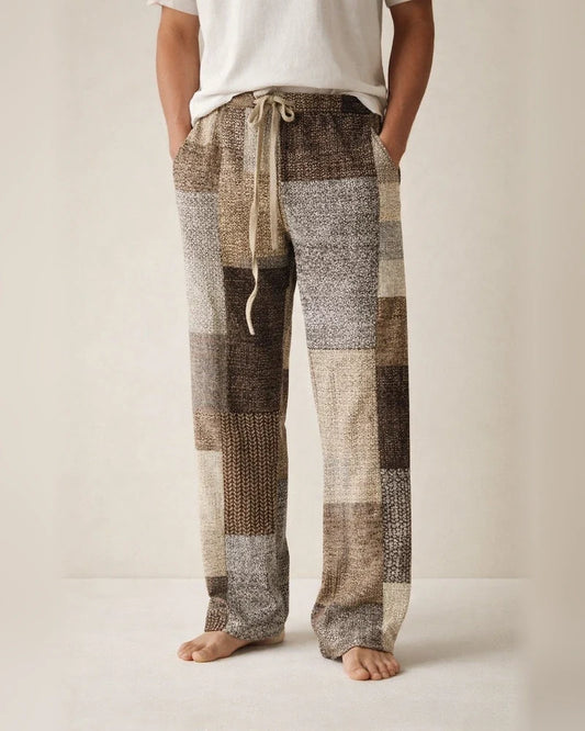 Men's 3D Digital Print American-Style Patch-Decorated Loose-Fit Straight-Leg Casual Drawstring Pants | JRSEE:d6b00c1f-64ba-49c0-b4e4-7648be993995