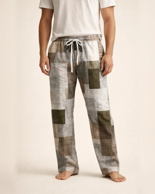 Men's 3D Digital Print American-Style Patch-Decorated Loose-Fit Straight-Leg Casual Drawstring Pants | JRSEE:5a6828ce-0ab7-4d7d-8679-8ecd21c1842f