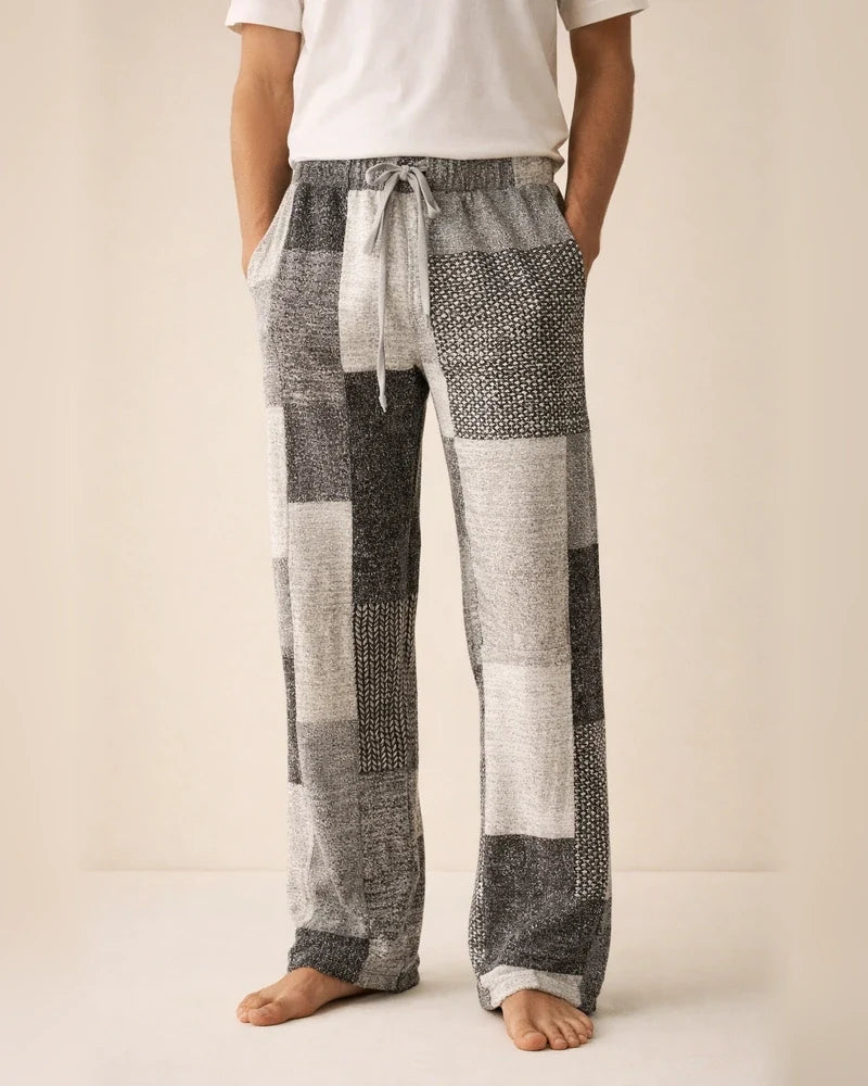 Men's 3D Digital Print American-Style Patch-Decorated Loose-Fit Straight-Leg Casual Drawstring Pants | JRSEE:b56a705a-ab60-47ba-a1a8-940f3c73ad80