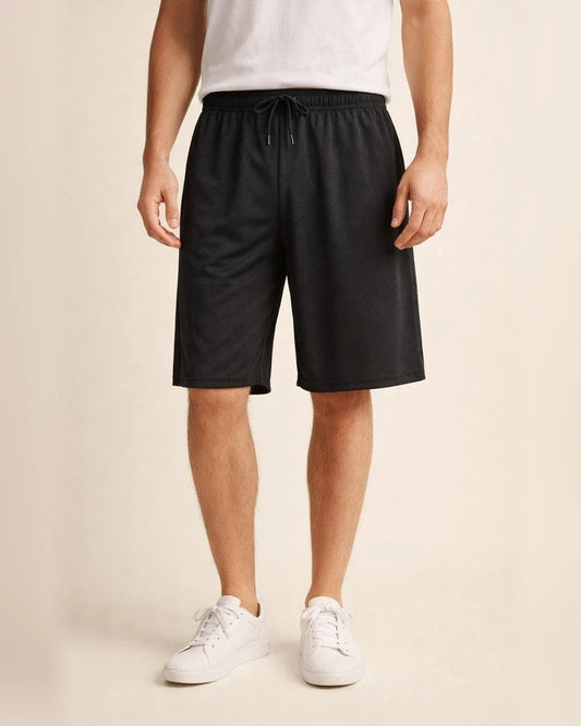 Men's Active Shorts Casual Shorts Pocket Drawstring Elastic Drawstring Design Solid Color Comfort Breathable Short Sports Outdoor Casual Daily Fashion Streetwear Black Blue Micro-elastic | JRSEE:0a9ca337-1108-4d08-bce1-41abd8c5cda2