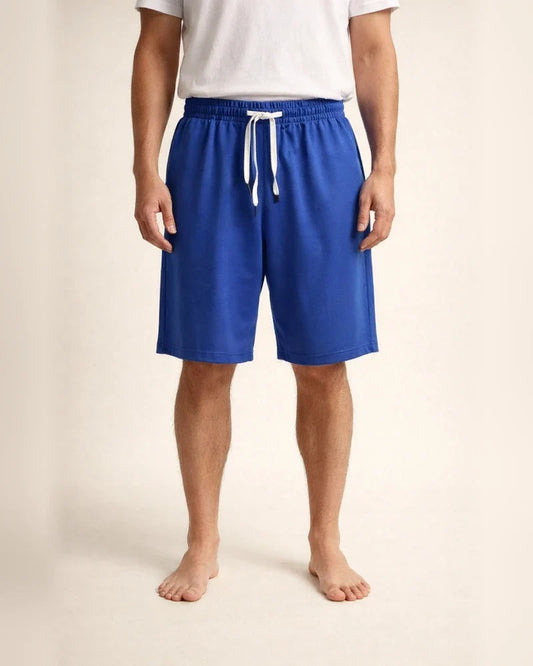 Men's Active Shorts Casual Shorts Pocket Drawstring Elastic Drawstring Design Solid Color Comfort Breathable Short Sports Outdoor Casual Daily Fashion Streetwear Black Blue Micro-elastic | JRSEE:d9420a38-c934-40ac-b082-04b67ae17bef