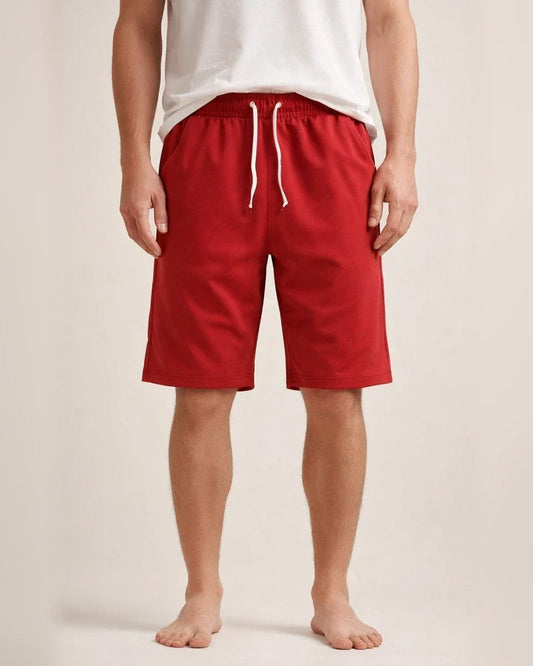 Men's Active Shorts Casual Shorts Pocket Drawstring Elastic Drawstring Design Solid Color Comfort Breathable Short Sports Outdoor Casual Daily Fashion Streetwear Black Blue Micro-elastic | JRSEE:01b00a26-90b6-4a55-a0de-6e5cfcb640d9
