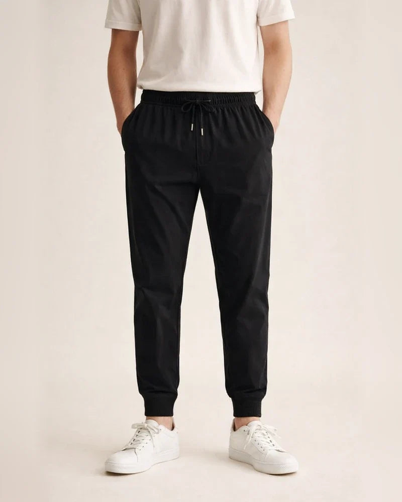 Men's Athletic Pants Cropped Pants Casual Pants Pocket Drawstring Elastic Waist Plain Comfort Outdoor Daily Going out Fashion Streetwear Black Grey | JRSEE:41d86934-e48a-4ce5-8671-eaf4441ca318