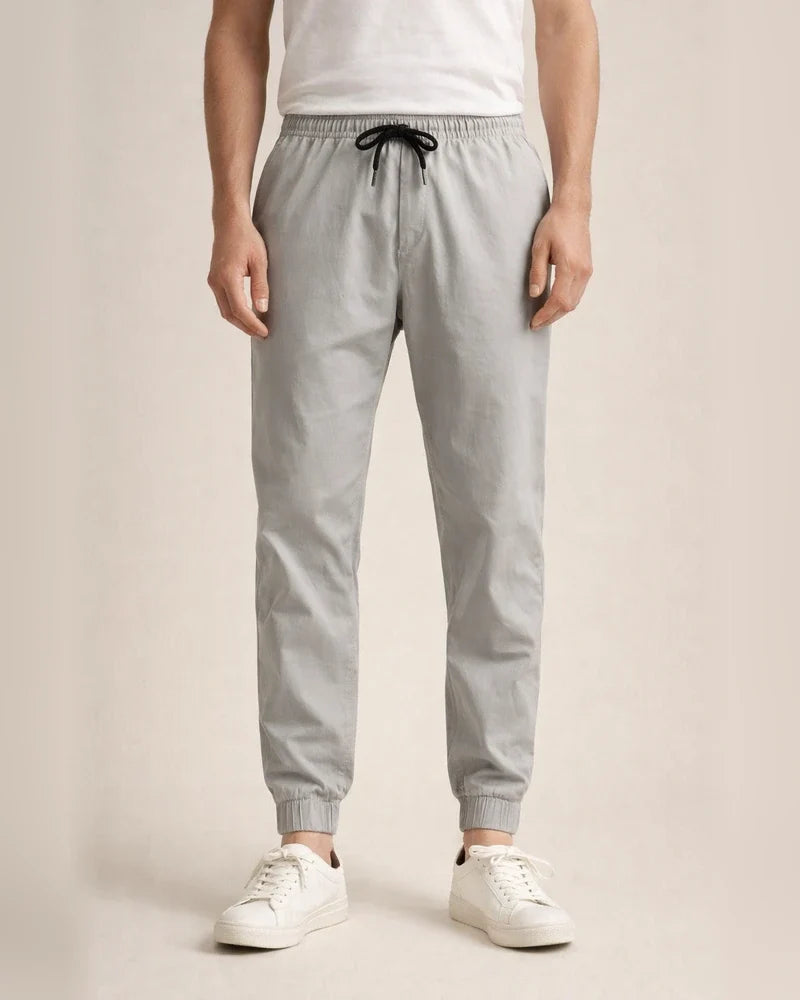 Men's Athletic Pants Cropped Pants Casual Pants Pocket Drawstring Elastic Waist Plain Comfort Outdoor Daily Going out Fashion Streetwear Black Grey | JRSEE:feb916c9-c486-45e1-898c-3ad2e9ca87f2