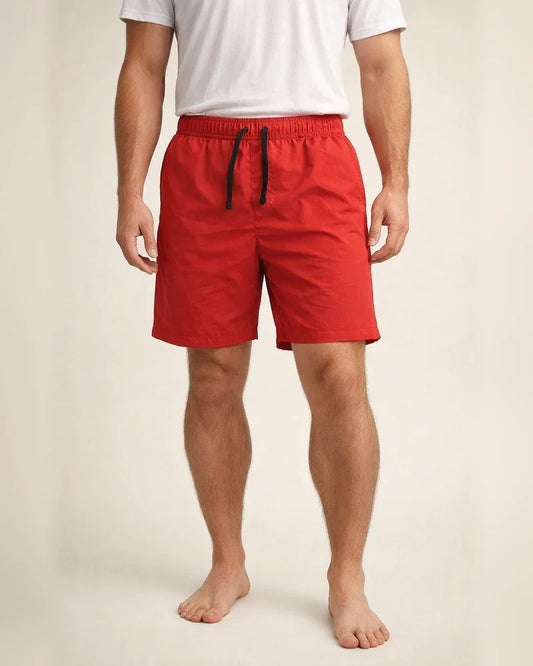 Men's Athletic Shorts Active Shorts Casual Shorts Mesh Shorts Pocket Drawstring Elastic Waist Plain Breathable Quick Dry Short Casual Daily Fashion Streetwear Black Red | JRSEE:4f2f1716-40e4-462a-8c61-b9d6133d9e86