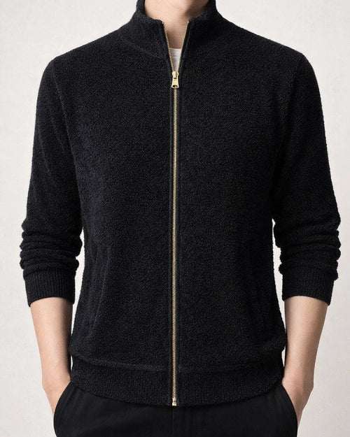 Men's Autumn and Winter Knitted Cardigan Casual Stand Up Collar Sweater Jacket Zipper Sweater | JRSEE:51129f4e-609c-4e12-96df-e3d6b9fb7e71
