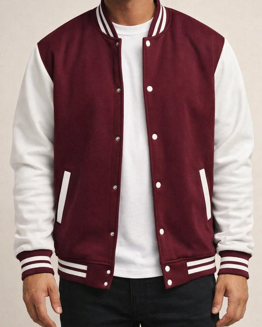 Men's Baseball Jacket Trend Solid Color Collision Color Sweater Casual Versatile Men's Loose Stand-up Collar Coat Teenage Cardigan | JRSEE:533c51c0-25a5-4505-b1e9-9ea29be882d7