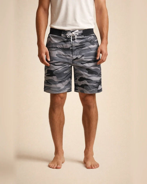 Men's Board Shorts Swim Shorts Swim Trunks Summer Shorts Beach Shorts Patchwork Elastic Waist Camouflage Quick Dry Short Daily Gym Bathing Chic & Modern Casual / Sporty Blue Light Grey Micro-elastic | JRSEE:281089b5-df9b-46b1-b88e-3f18b2eb75d8