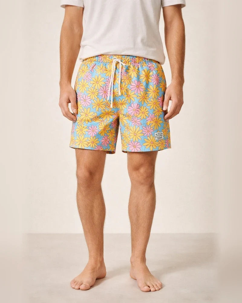 Men's Board Shorts Swim Shorts Swim Trunks Summer Shorts Beach Shorts Drawstring with Mesh Lining Elastic Waist Gradient Graphic Prints Quick Dry Short Casual Daily Holiday Boho Hawaiian Gradient | JRSEE:e8907319-d000-4f4f-b7ec-5b70085bf2eb