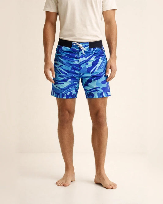 Men's Board Shorts Swim Shorts Swim Trunks Summer Shorts Beach Shorts Patchwork Elastic Waist Camouflage Quick Dry Short Daily Gym Bathing Chic & Modern Casual / Sporty Blue Light Grey Micro-elastic | JRSEE:49bdcda6-ef49-4d30-8627-1c8889d95f63