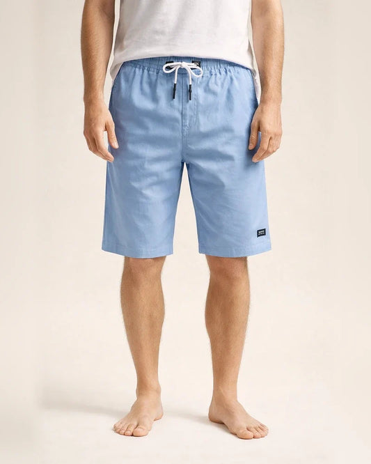 Men's Board Shorts Swim Trunks Beach Shorts Casual Shorts Drawstring Elastic Waist Solid Colored Outdoor Sports Knee Length Daily Leisure Sports Cotton Casual / Sporty Athleisure Black White | JRSEE:906b1c82-1410-427e-b37f-b4fe5341e7d5