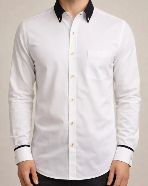 Men's Business Shirts Long-sleeved Men's Solid Color Shirts Formal Business Shirts | JRSEE:44241496-b82d-4310-97f8-22d788c91dd1