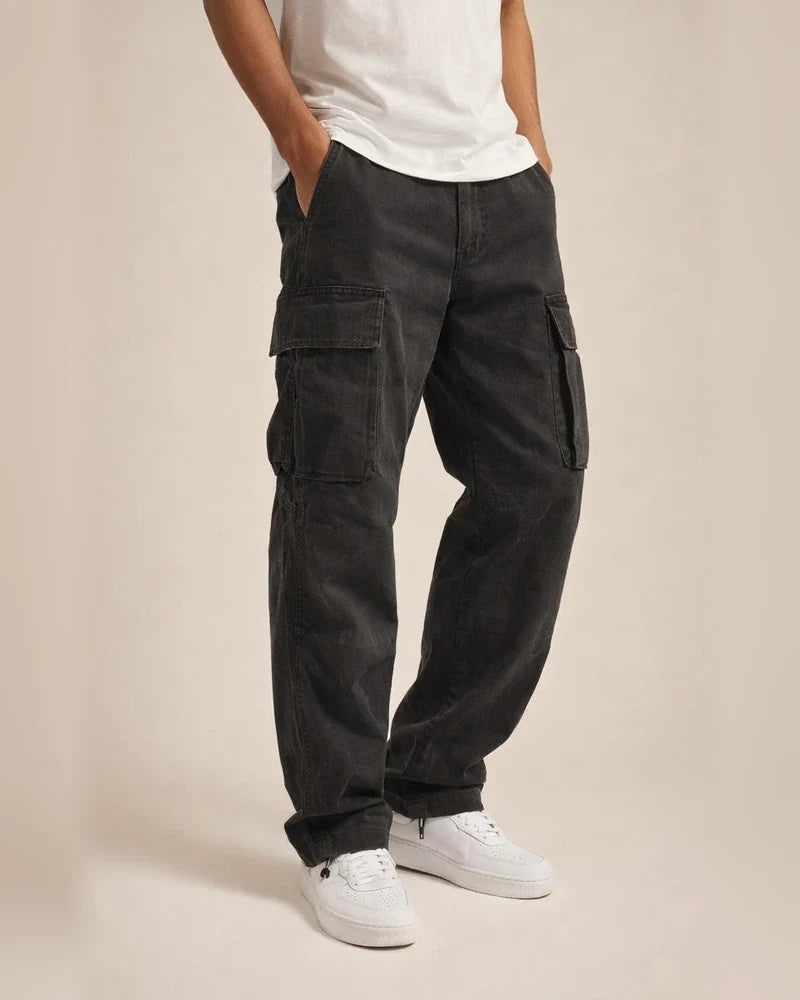 Men's Cargo Pants Cargo Trousers Trousers Drawstring Elastic Waist Multi Pocket Plain Comfort Breathable Casual Daily Fashion Streetwear Black Yellow | JRSEE:32f4ac7c-c6d4-4ac3-8e14-811290062511