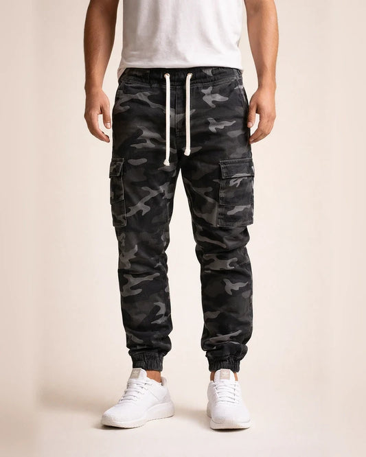 Men's Cargo Pants Sweatpants Joggers Trousers Jogging Pants Drawstring Elastic Waist Multi Pocket Camouflage Sports Outdoor Casual Black Camouflage Green Micro-elastic | JRSEE:5d4734ff-08ff-4950-959e-78823c2f68fb