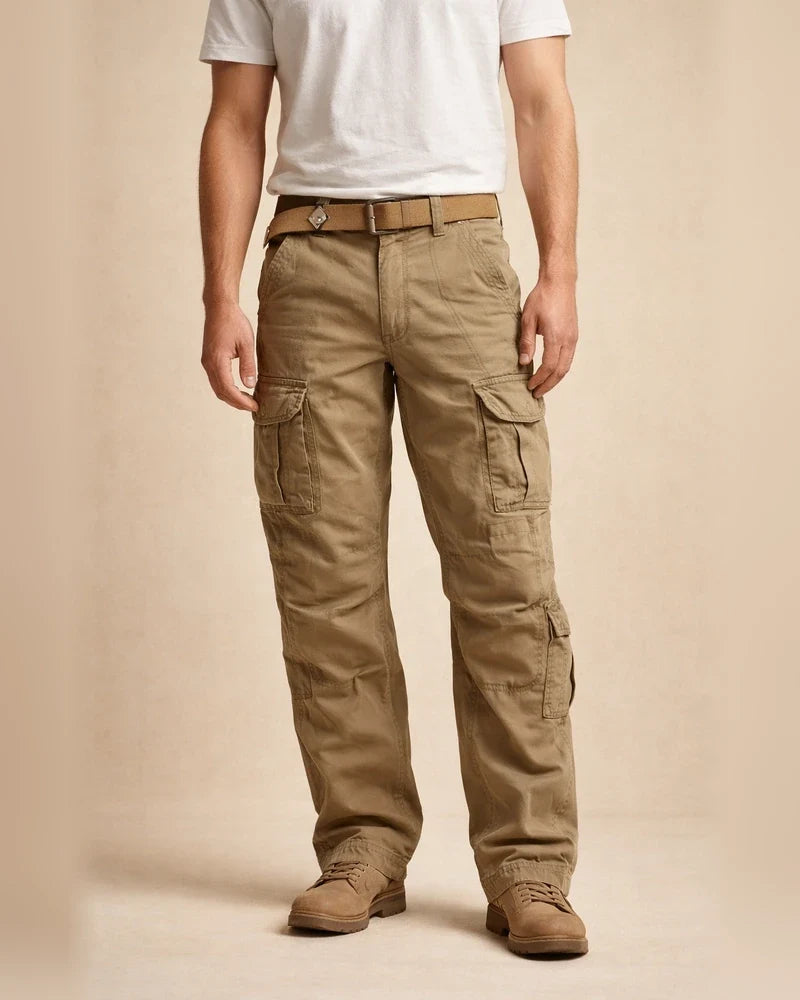 Men's Cargo Pants Trousers Parachute Pants Multi Pocket Plain Full Length Cotton Blend Casual Black Camouflage Micro-elastic | JRSEE:edc9a624-c4d4-4454-b29f-4daebc10514c