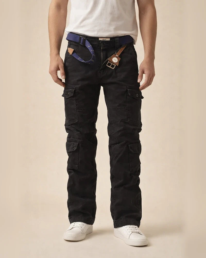 Men's Cargo Pants Trousers Parachute Pants Multi Pocket Plain Full Length Cotton Blend Casual Black Camouflage Micro-elastic | JRSEE:c0537d0c-8a21-4806-980b-edc90f0c7a71
