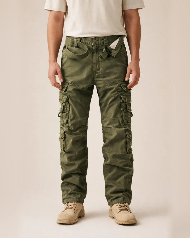 Men's Cargo Pants Trousers Tactical Work Pants Multi Pocket Straight Leg Plain Full Length Daily Wear 100% Cotton Classic Tactical Green Black | JRSEE:0c781d7e-fa5b-4d35-9449-3fcf80ef2bf7