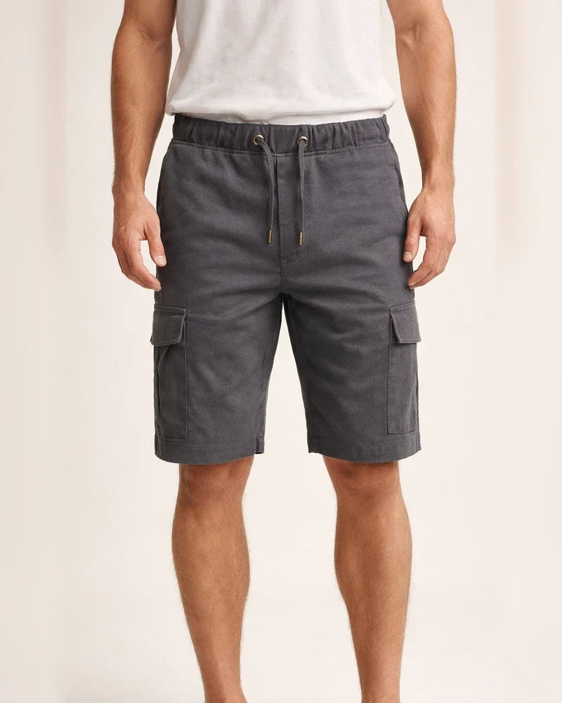 Men's Cargo Shorts Bermuda shorts Drawstring Elastic Waistband with Side Pocket Plain Outdoor Sports Short Outdoor Daily Sports Casual Shorts Slim ArmyGreen Black Inelastic | JRSEE:1f3df4b0-53d3-4c7e-9044-af8c4fee7405