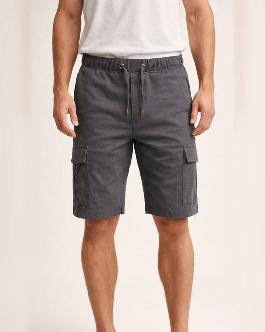 Men's Cargo Shorts Bermuda shorts Drawstring Elastic Waistband with Side Pocket Plain Outdoor Sports Short Outdoor Daily Sports Casual Shorts Slim ArmyGreen Black Inelastic | JRSEE:1f3df4b0-53d3-4c7e-9044-af8c4fee7405
