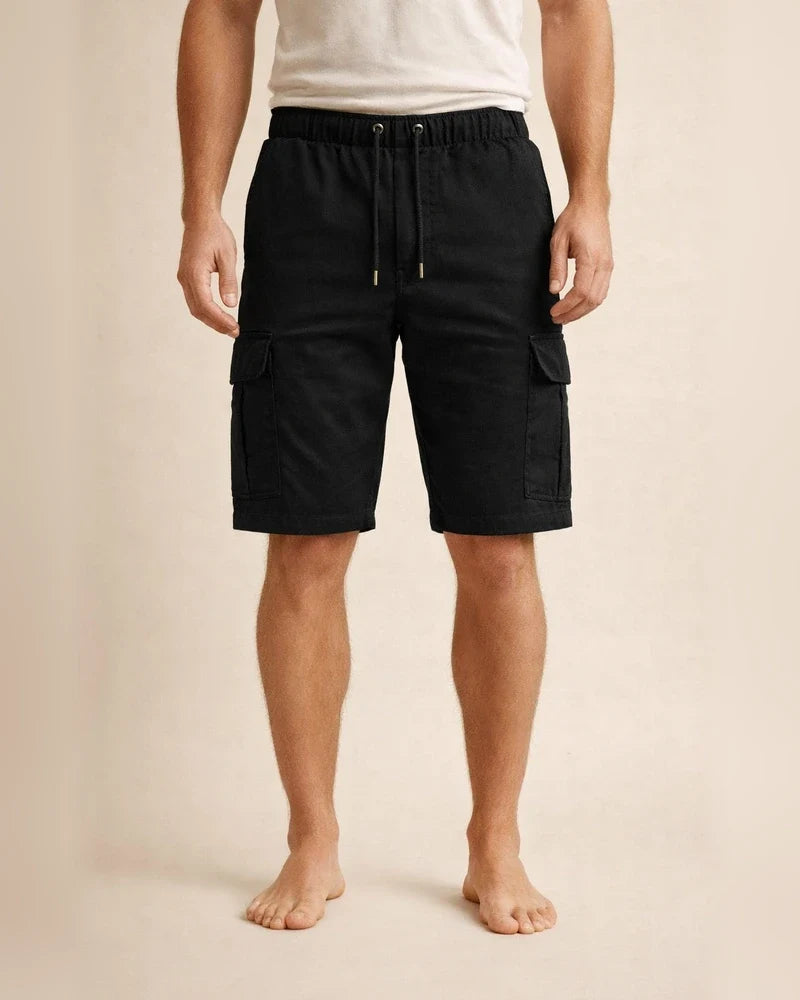 Men's Cargo Shorts Bermuda shorts Drawstring Elastic Waistband with Side Pocket Plain Outdoor Sports Short Outdoor Daily Sports Casual Shorts Slim ArmyGreen Black Inelastic | JRSEE:c2897432-cbcf-4714-bcb7-84d19e28198f