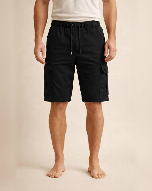 Men's Cargo Shorts Bermuda shorts Drawstring Elastic Waistband with Side Pocket Plain Outdoor Sports Short Outdoor Daily Sports Casual Shorts Slim ArmyGreen Black Inelastic | JRSEE:c2897432-cbcf-4714-bcb7-84d19e28198f