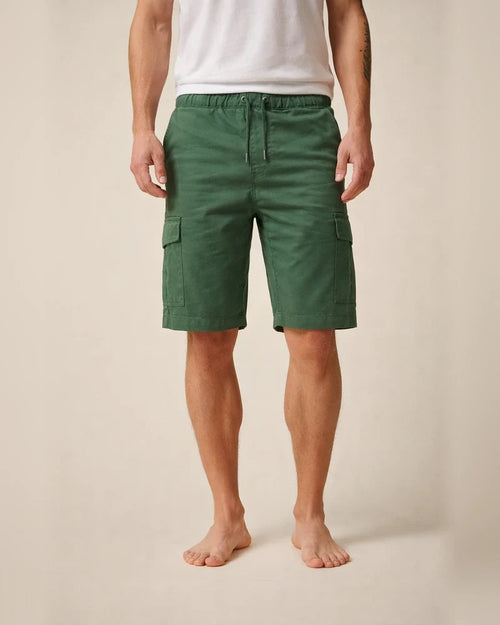 Men's Cargo Shorts Bermuda shorts Drawstring Elastic Waistband with Side Pocket Plain Outdoor Sports Short Outdoor Daily Sports Casual Shorts Slim ArmyGreen Black Inelastic | JRSEE:15598870-7dee-4ef7-80e3-ee583d653391