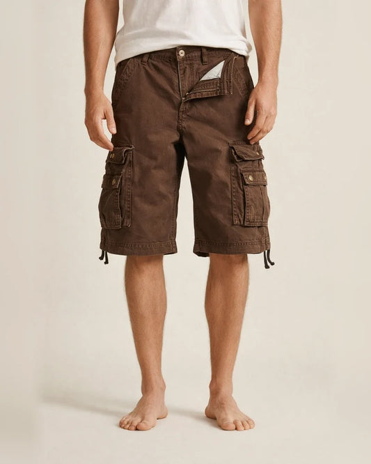 Men's Cargo Shorts Bermuda Shorts Work Shorts Hiking Shorts Leg Drawstring Multi Pocket 6 Pocket Plain Knee Length Sports Outdoor Going Out Cotton Streetwear Classic Black Red | JRSEE:ed5c062b-734d-4373-8fb2-bf22c0b76c7b